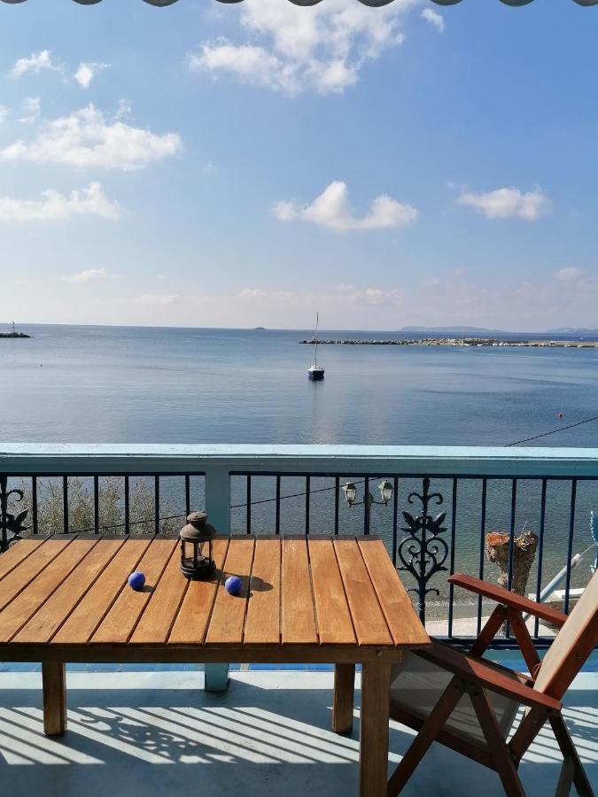 סקופלוס טאון Villa Evmenia Panoramic View & Sea Front Apartments מראה חיצוני תמונה