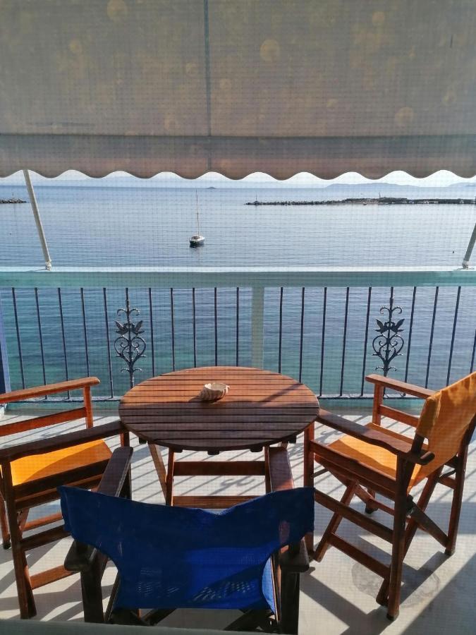 סקופלוס טאון Villa Evmenia Panoramic View & Sea Front Apartments מראה חיצוני תמונה