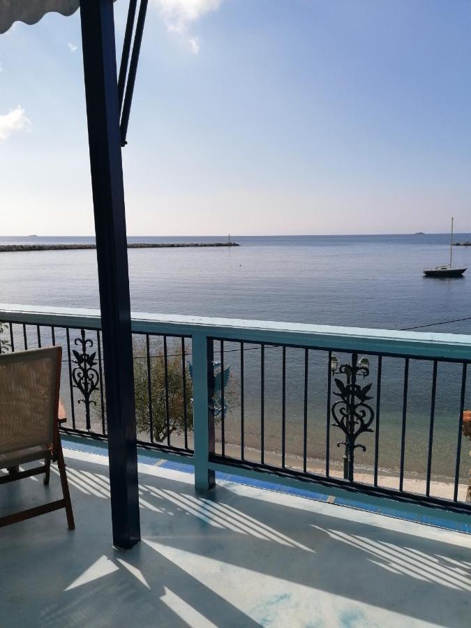 סקופלוס טאון Villa Evmenia Panoramic View & Sea Front Apartments מראה חיצוני תמונה