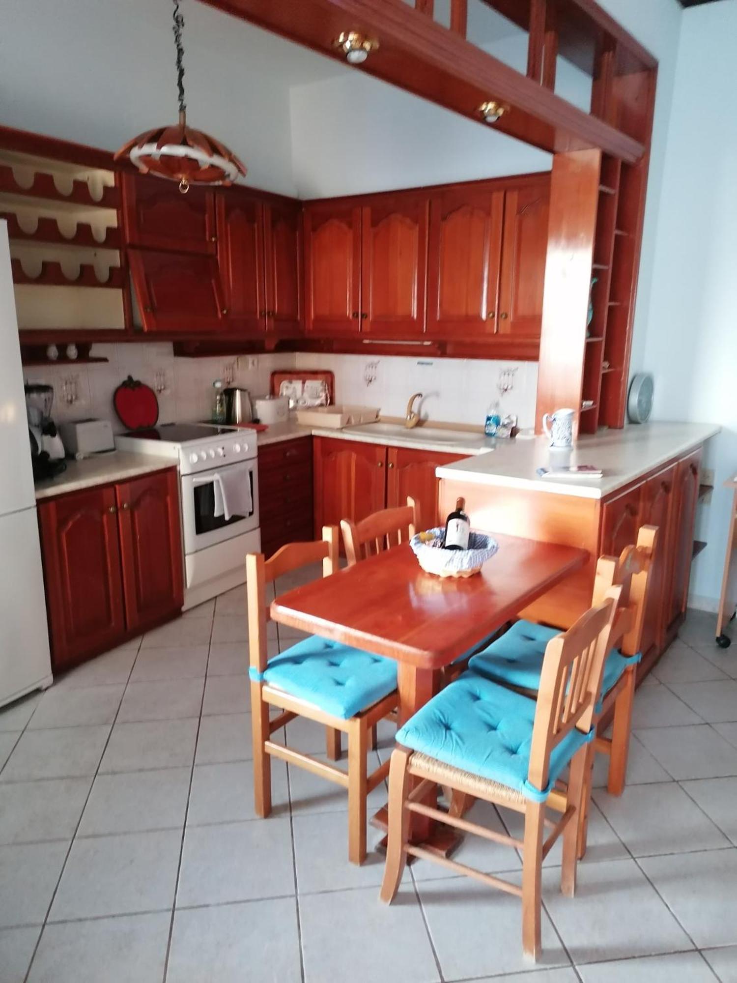 סקופלוס טאון Villa Evmenia Panoramic View & Sea Front Apartments מראה חיצוני תמונה