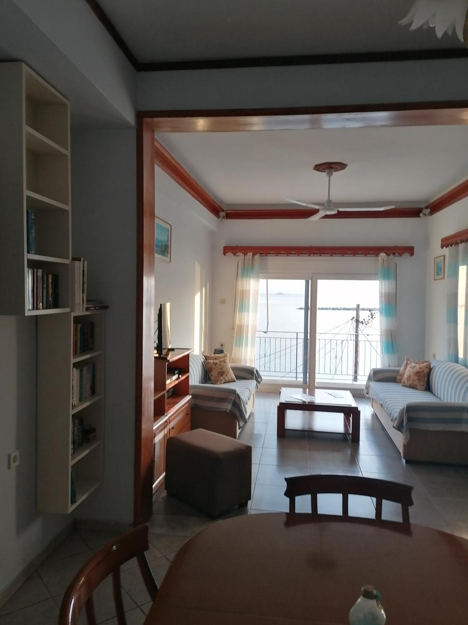 סקופלוס טאון Villa Evmenia Panoramic View & Sea Front Apartments מראה חיצוני תמונה