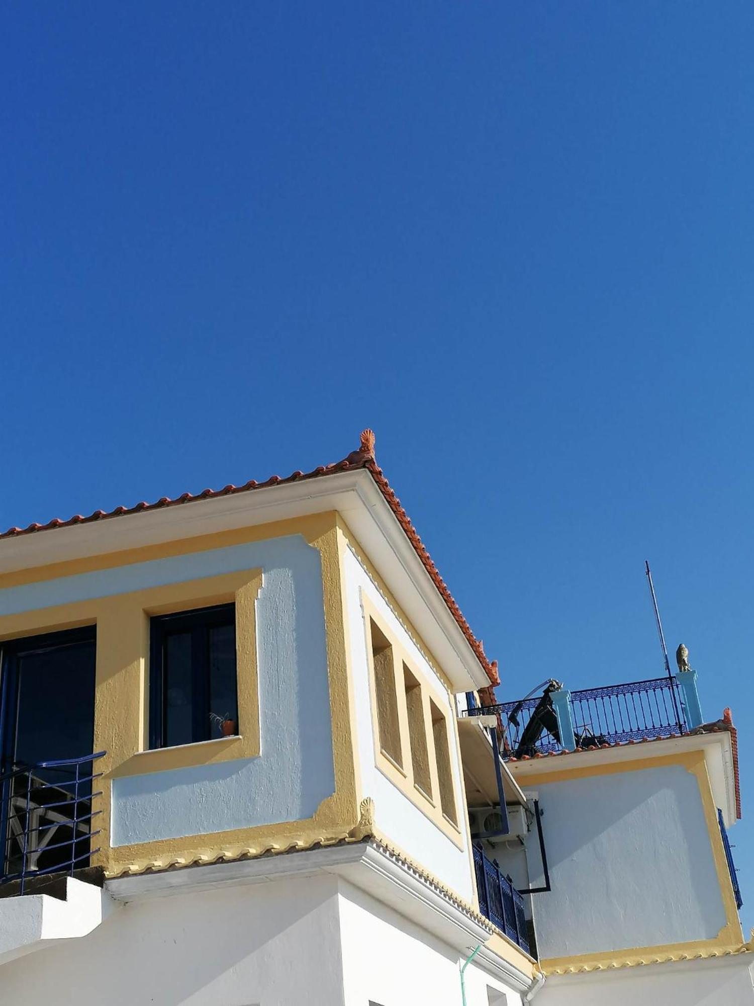 סקופלוס טאון Villa Evmenia Panoramic View & Sea Front Apartments מראה חיצוני תמונה