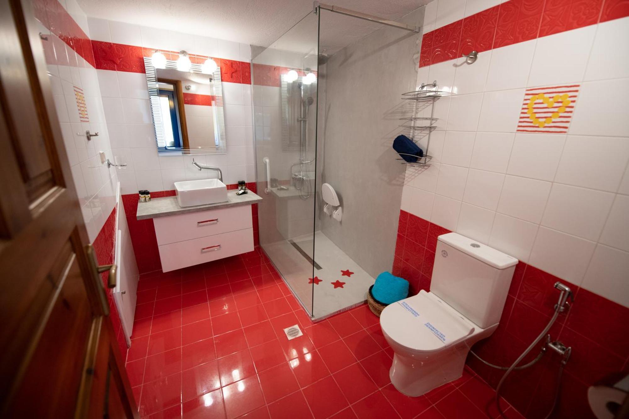 סקופלוס טאון Villa Evmenia Panoramic View & Sea Front Apartments מראה חיצוני תמונה